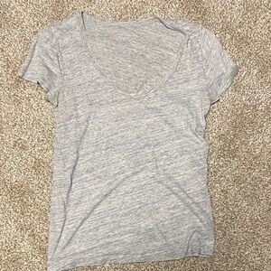 J. Crew Light Gray Women's Short Sleeve Tee